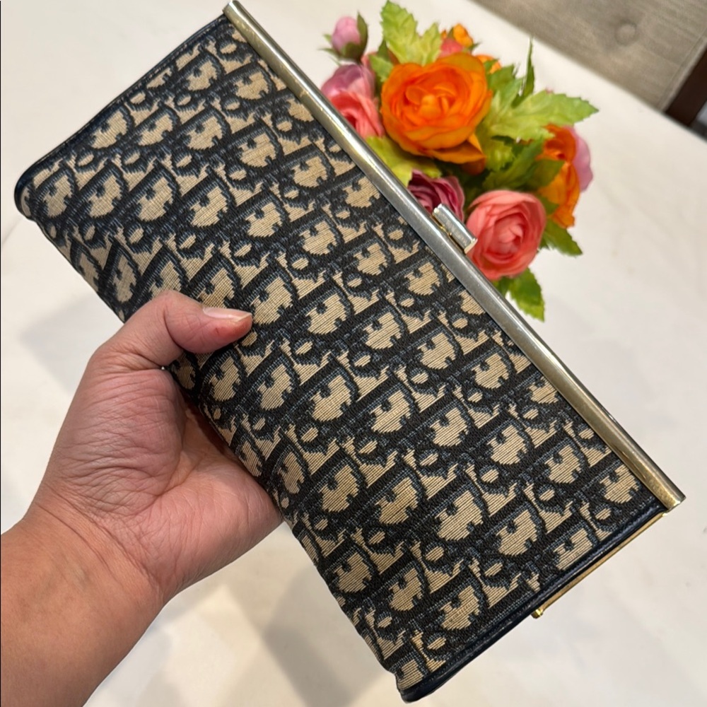 Authentic Dior Kisslock Clutch